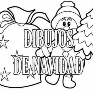 dibujos de navidad para colorear