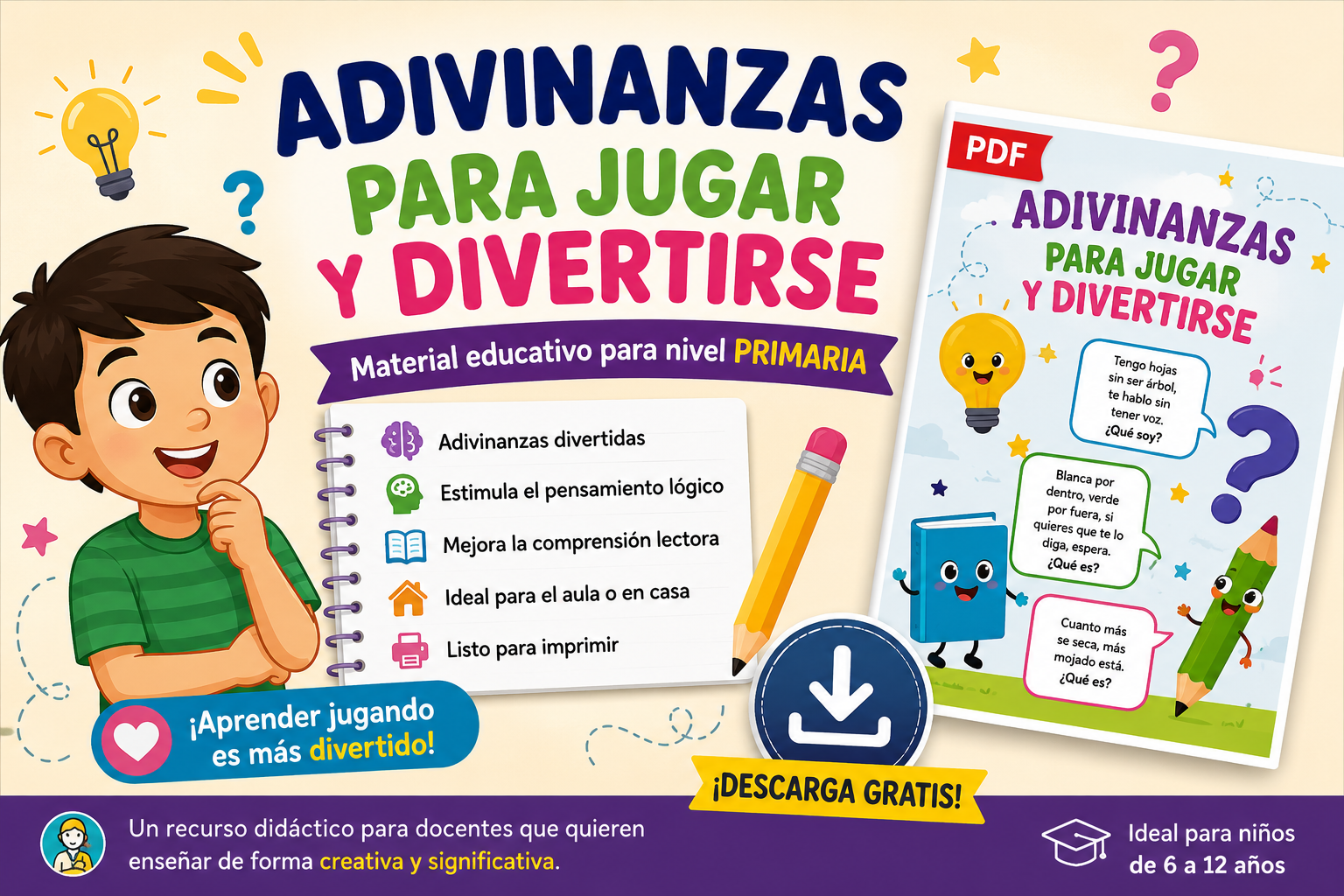 Adivinanzas para jugar y divertirse